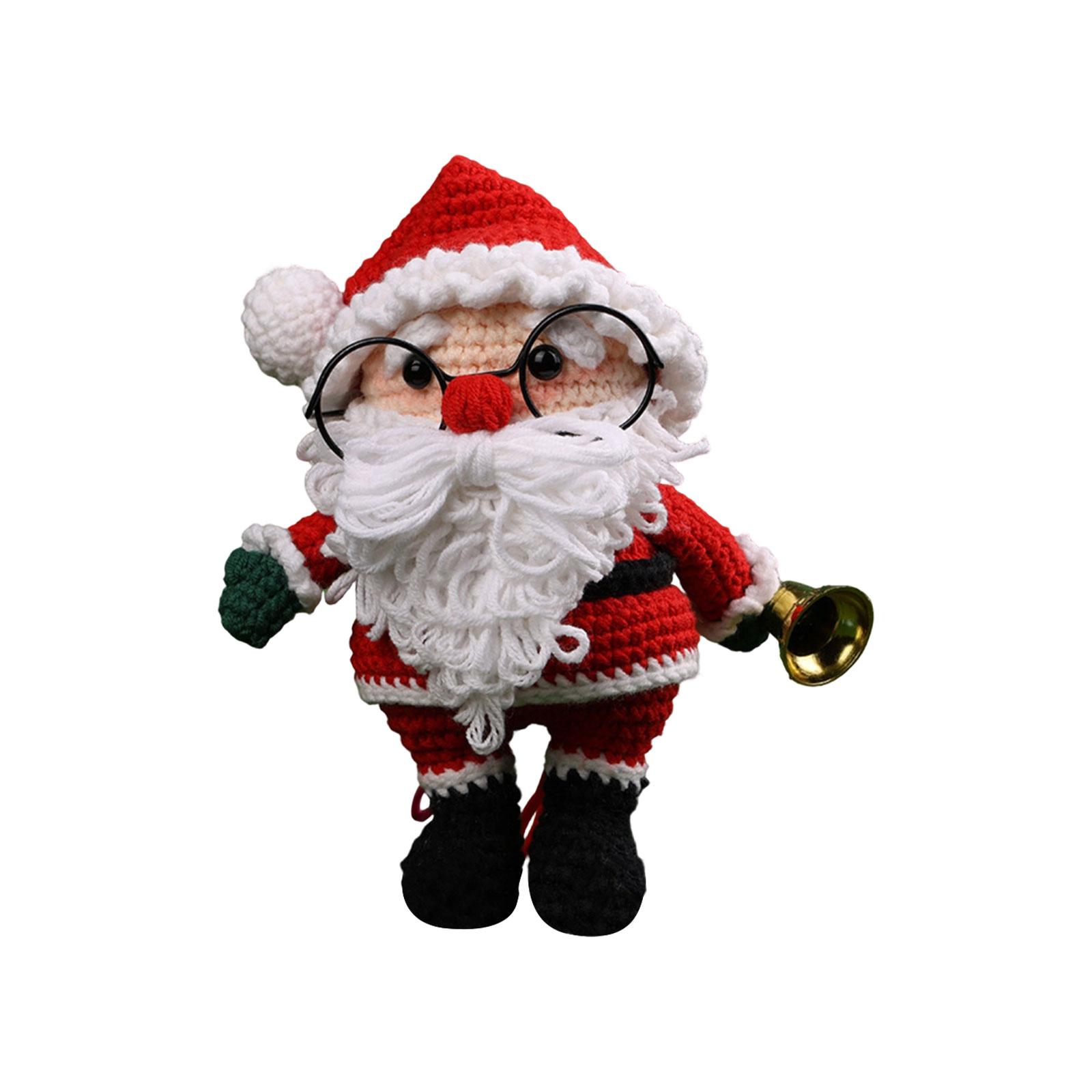 

Adorable Christmas Crochet Doll Minimalist Christmas Doll,Plush Toy Material Package One Size