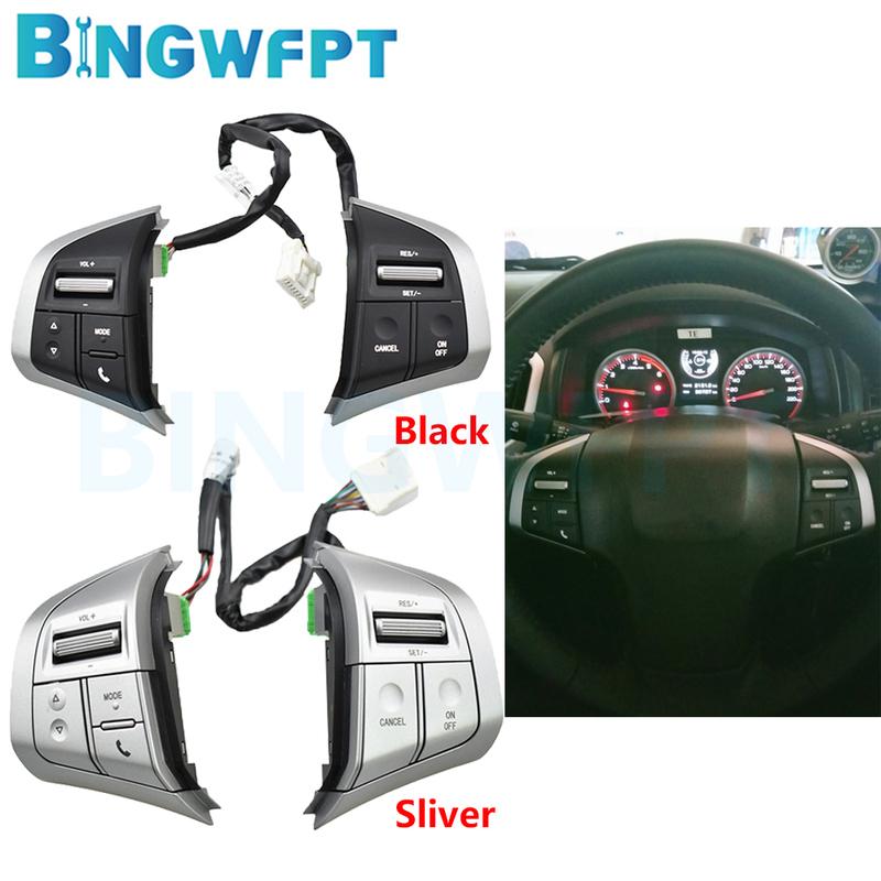 For Isuzu D-Max 2015-2019 MU-X For Chevrolet Dmax 2019 Steering Wheel Button Cruise Control Switch Audio Volume Button