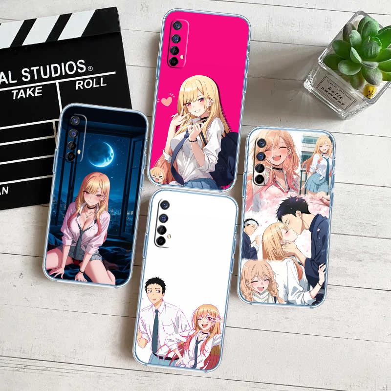 RP45 M-Marin K-Kitagawa Transparent Phone Case for Motorola Moto G7 G8 G9 G84 G85 G73 G24 G15 Z2 Play Power Plus