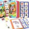 Montessori Autocollants Répétés Carte d'activités Livre Bébé Coller Lectures Chiffres Jeu de Puzzle Correspondance Jouets Éducatifs Pour Enfants Cadeaux