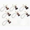 BTS Pearl Chain Keychain, Bangtan Boys Member Photo Keyring with Beaded Strap, Kpop Idol Bag Pendant for ARMY Fans