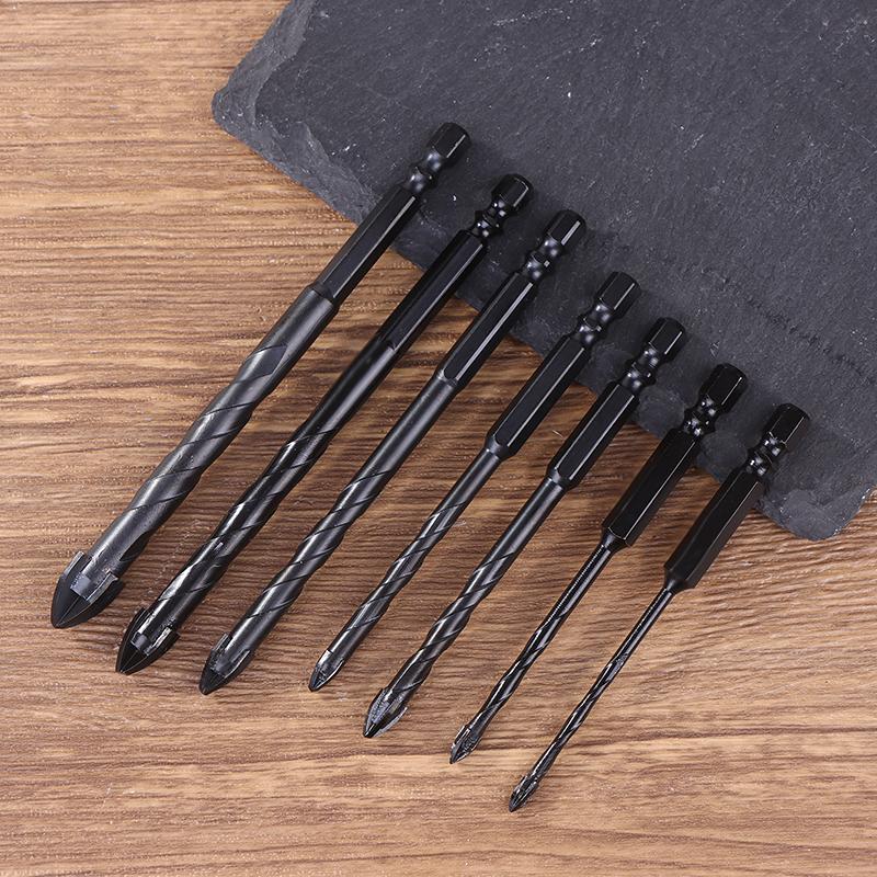 7/5Pcs Multi-Function Drill Bit Set For Ceramic Glass Concrete Wood Steel Drilling Tool 3-12Mm Hex Shank Drill Bit Set