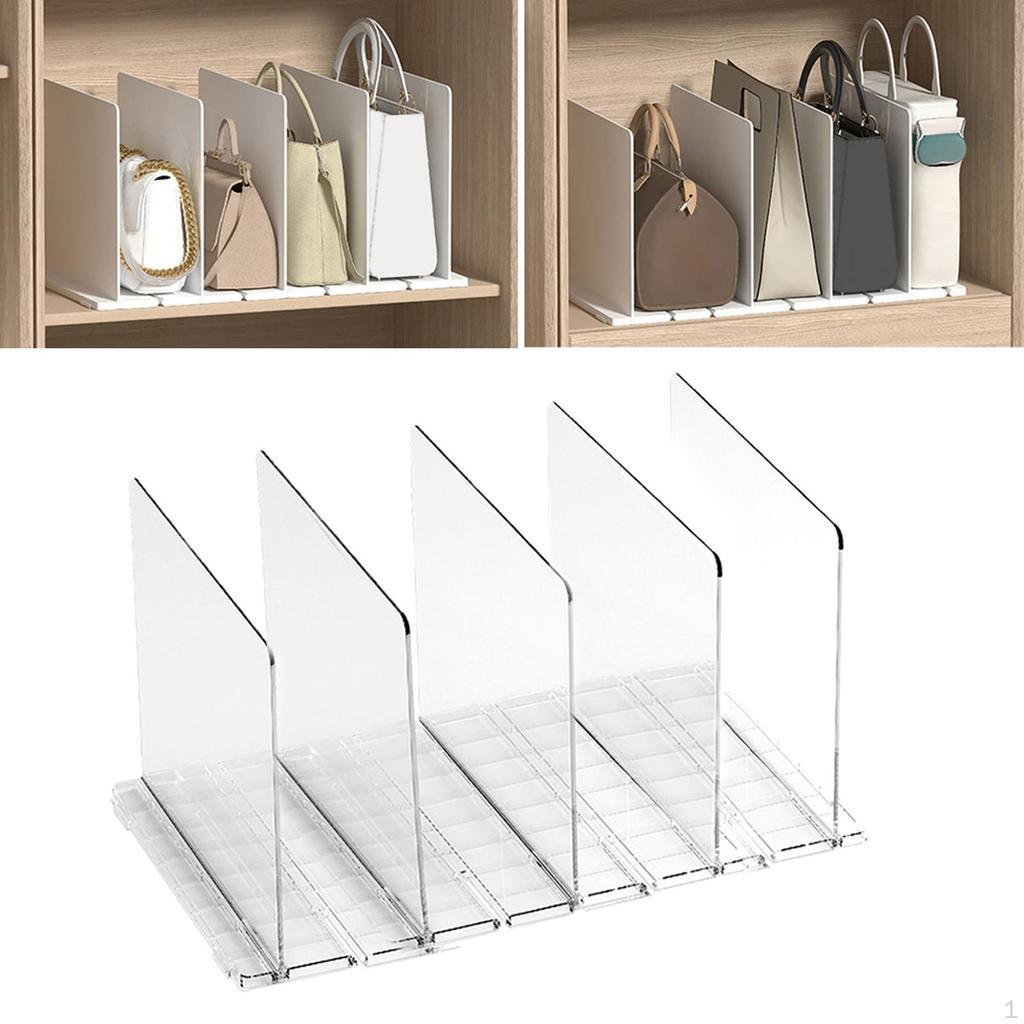 Cabinet Shelf Divider for Optimal Organization in Bookshelves