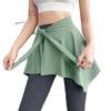 Yoga Wrap Skirt: Slimming Tie Waist, Hip-Covering, Short Dance & Fitness Skirt