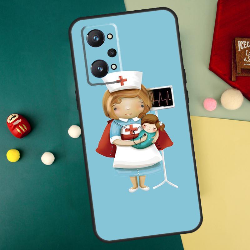 

Medicine Doctor Nurse For Realme 15 10 11 12 13 14 Pro Plus C65 C67 C75 C63 C61 C55 C51 C53 C35 GT6 GT7 Pro Case Realme GT7 Pro