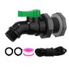 Downspout Collector Rain Barrel Spigot 3/4 GHT Thread Rain Barrel Kit Outdoor Garden