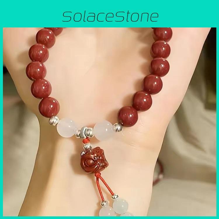 Sophisticated Red Lion Beaded Bracelet For Women Bohemian And Charm Vintage