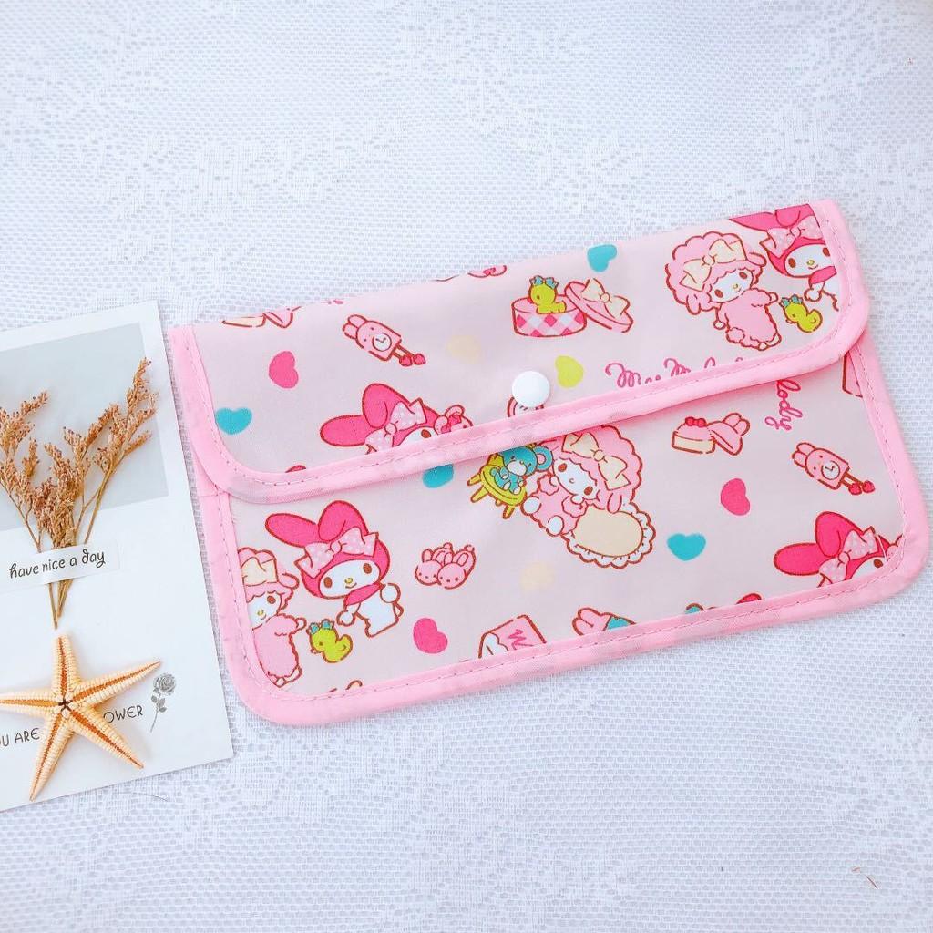 Hello Kitty Crayon Shin Chan Cartoon Portable Case With Multi Purpose Storage For Students And Kids