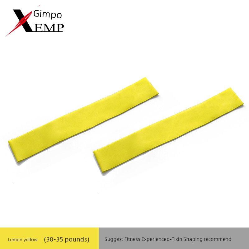 

Elastic Belt/Elastic Force Circle A1zo81-elastic Belt/Elastic Force Circle Open Shoulder Pull Back Squat Men and Women Hip Yoga Lemon yellow (30-35 pounds) 2 strips