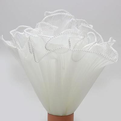 3 Stück Perlenrand Verpackungspapier Blume Verpackungsnetz Garn Bouquet Verpackungsgarn Geschenkverpackung Netzpapier Floristenbedarf