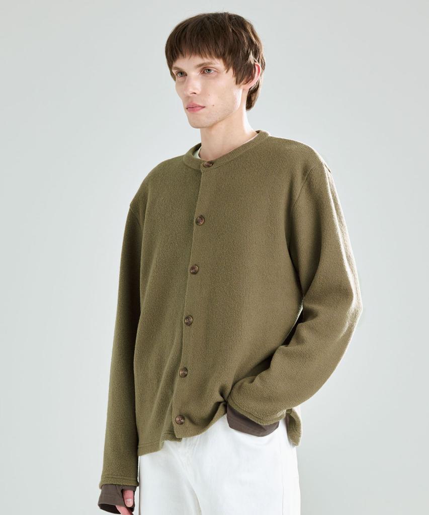 Zplish Fingerhole Cardigan Brown