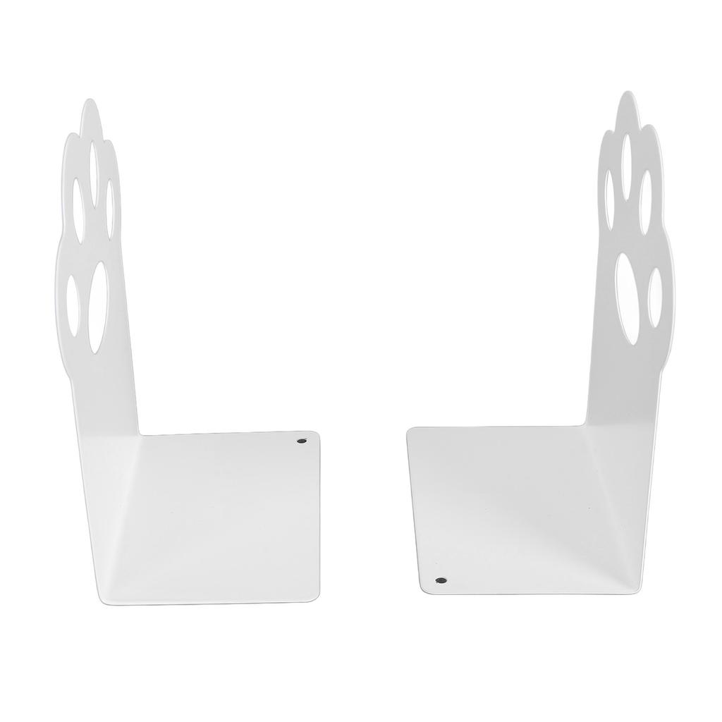 Metal Bookends Cartoon Cat Claw Decorative   Desk Magazine Book Ends for Home School  