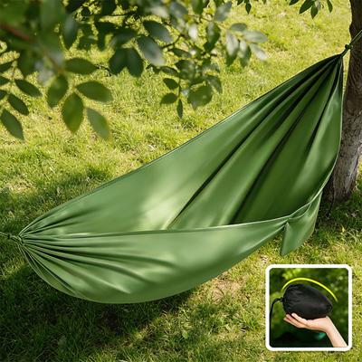 Redes Portáteis de Pendurar Anti-tombo Rede de Acampamento com Bolsa de Armazenamento Colorida para Cama Pessoa Única para Viagem Praia