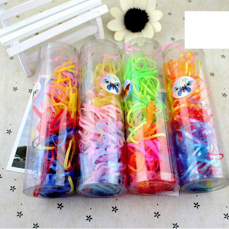 Schwarze elastische Gummibänder: Große Fass-Haargummis und -Seile für Kinder