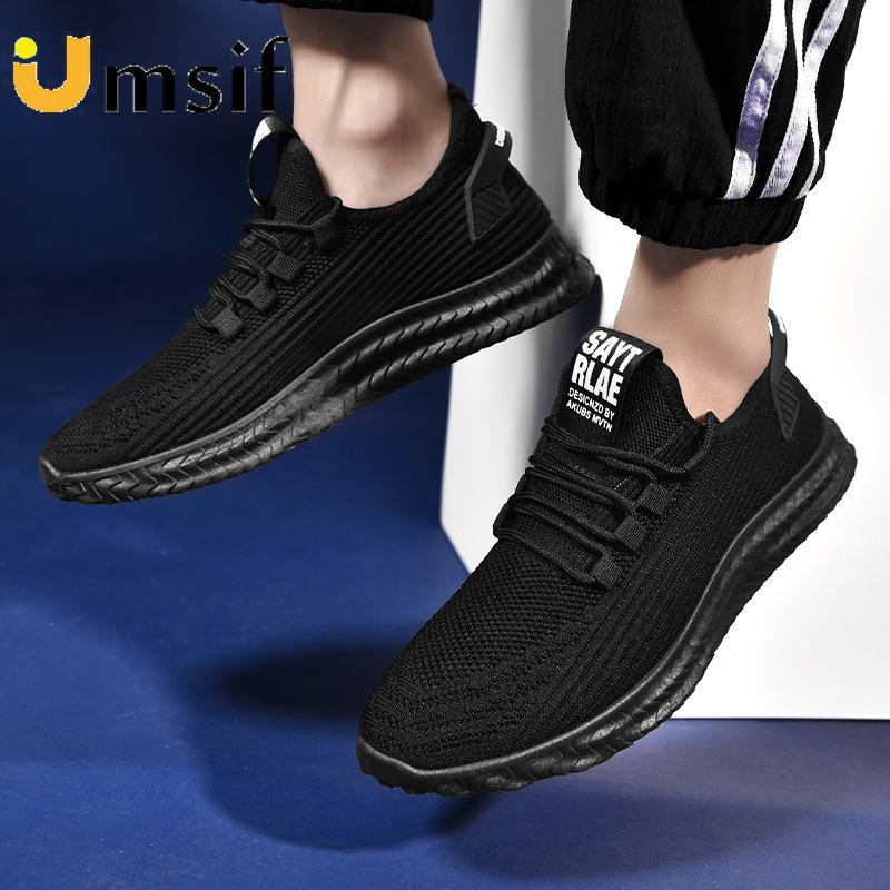 New Men's Fashion Sneakers Mesh Breathable Student Running Shoes Non-slip Outdoor Sports Shoes
