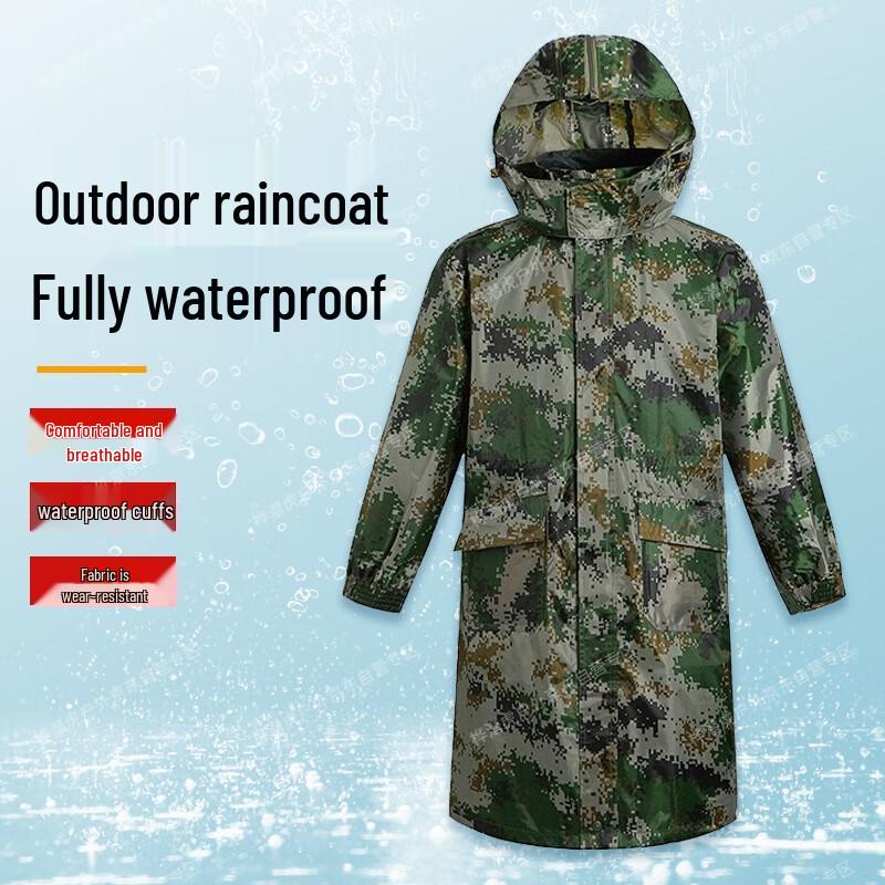 Stealth Leopard Camouflage Rain Gear XXL