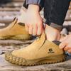 Men's Safety Shoes: Smash-Proof, Piercing-Resistant, Durable Suede, Anti-Scald, Anti-Spark, Comfortable Work Footwear.