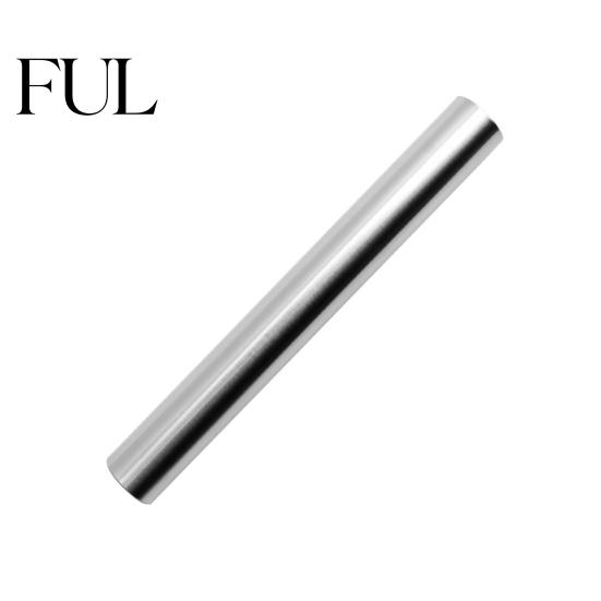 Rolling Pin Dough Reusable Food Grade Not Sticky Polished Long-lasting Labor-saving Stainless Steel Smooth Surface Making Kitchen for Roller