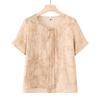 Red Bean New Chinese Style Chiffon Summer Blouse