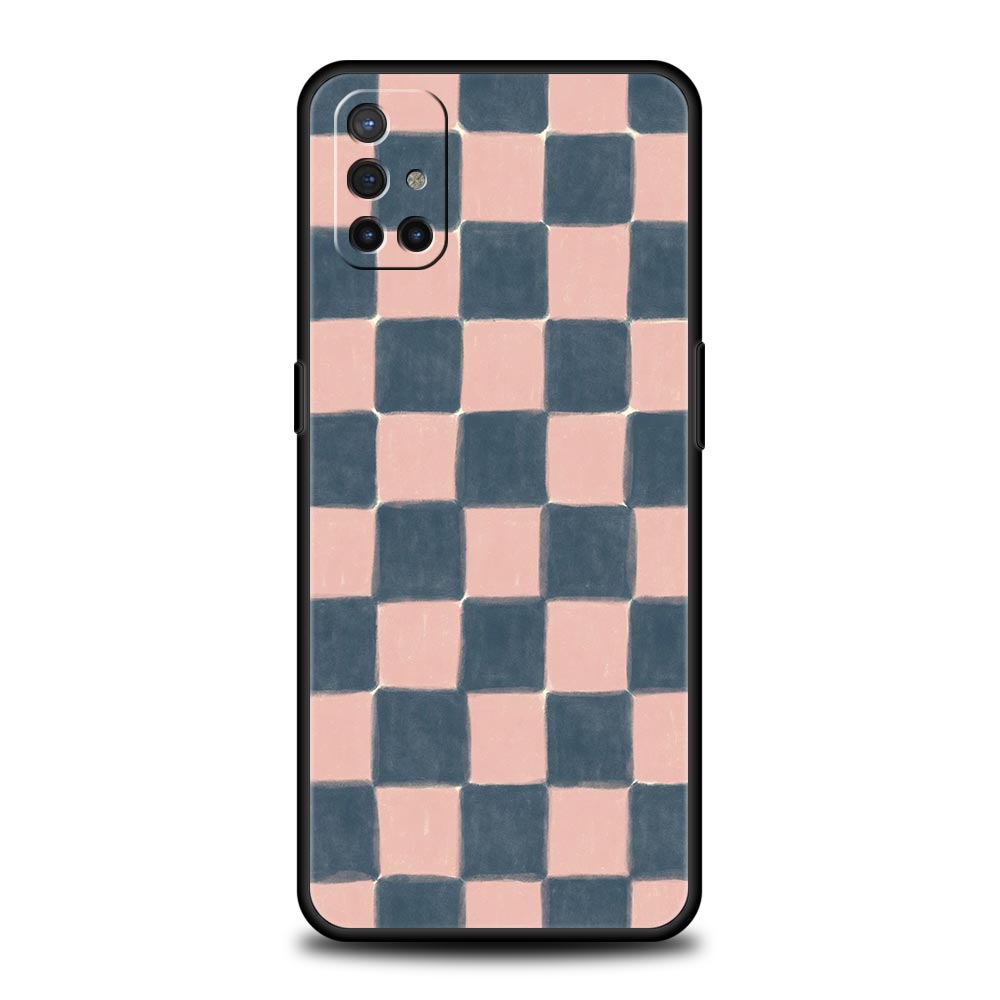 Schachbrett-Schachbrett Handyhülle Für OnePlus 13 12 11 10 9 8 7T Pro 13R 12R 10R 9RT 8T Nord N200 N30 2T CE 2 3 5G Lite Hülle