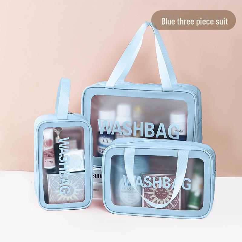 Large Capacity Waterproof PVC Travel Toiletry Bag - Cross-Border Cosmetic & Swim Storage