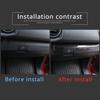 Carbon Fiber Co-pilot Central Control Panel Trim Fit For Toyota Tacoma 2015-
