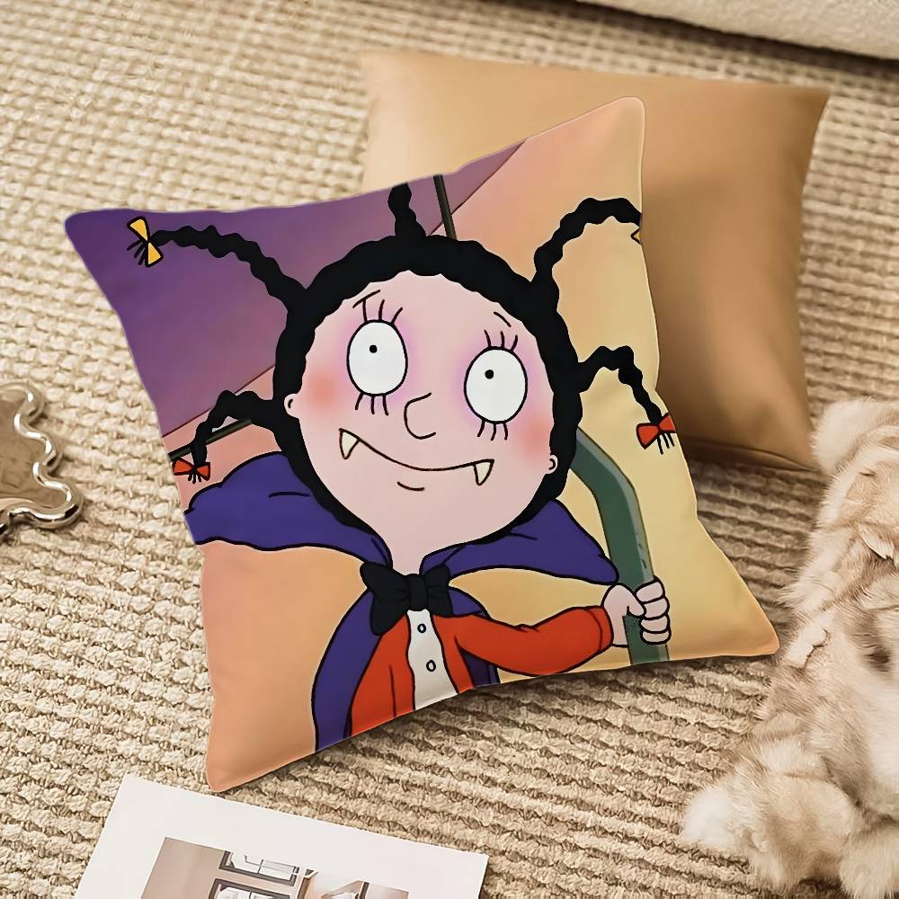 Mona The Vampire Pillow Case Anti-dustmite Invisible Zipper Sofa Bed