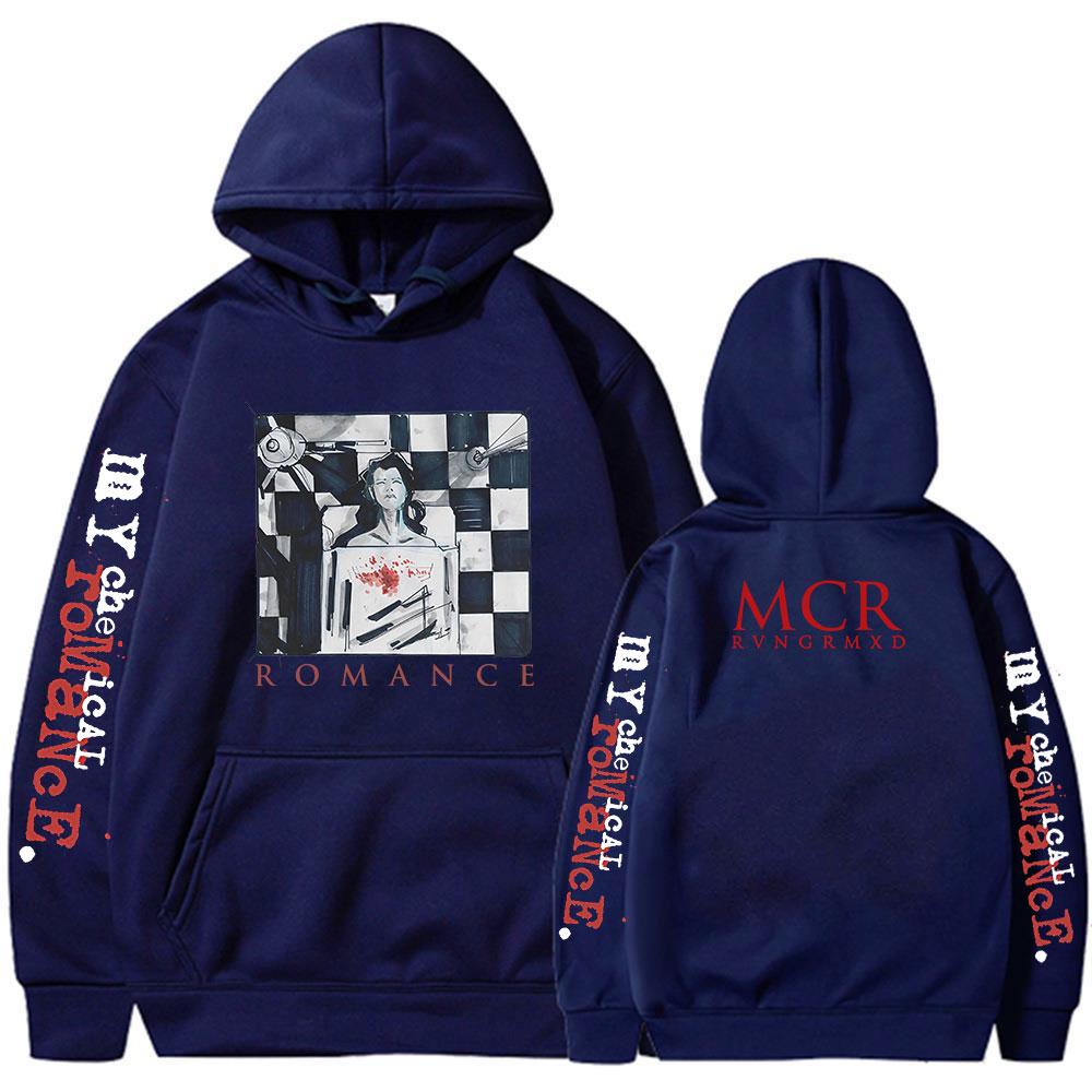 Band My Chemical Romance MCR Hoodies The Black Parade Punk Gothic Vintage Sweatshirt Men's Women Oversized Pullovers Streetwear