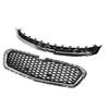 Front Upper Lower Center Grille 22995184 Chrome Scratch Proof Upper Lower Center Mesh Grille for
