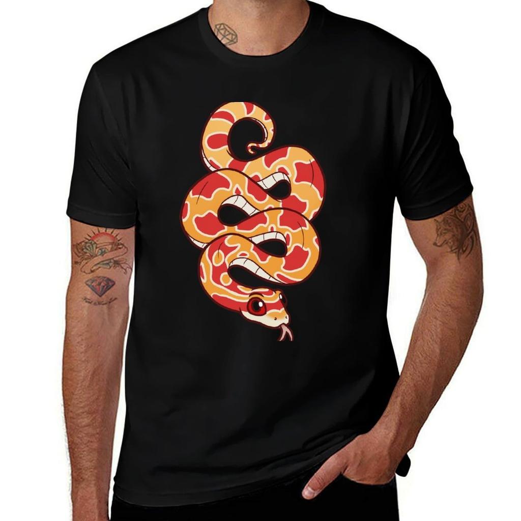 Amel Corn Snake Tshirt Classic Crew Neck Cotton Tshirt