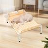 Elevated Dog Bed Pet Metal Frame Hammock Raised Cot for Puppy Kitten Cats Dogs