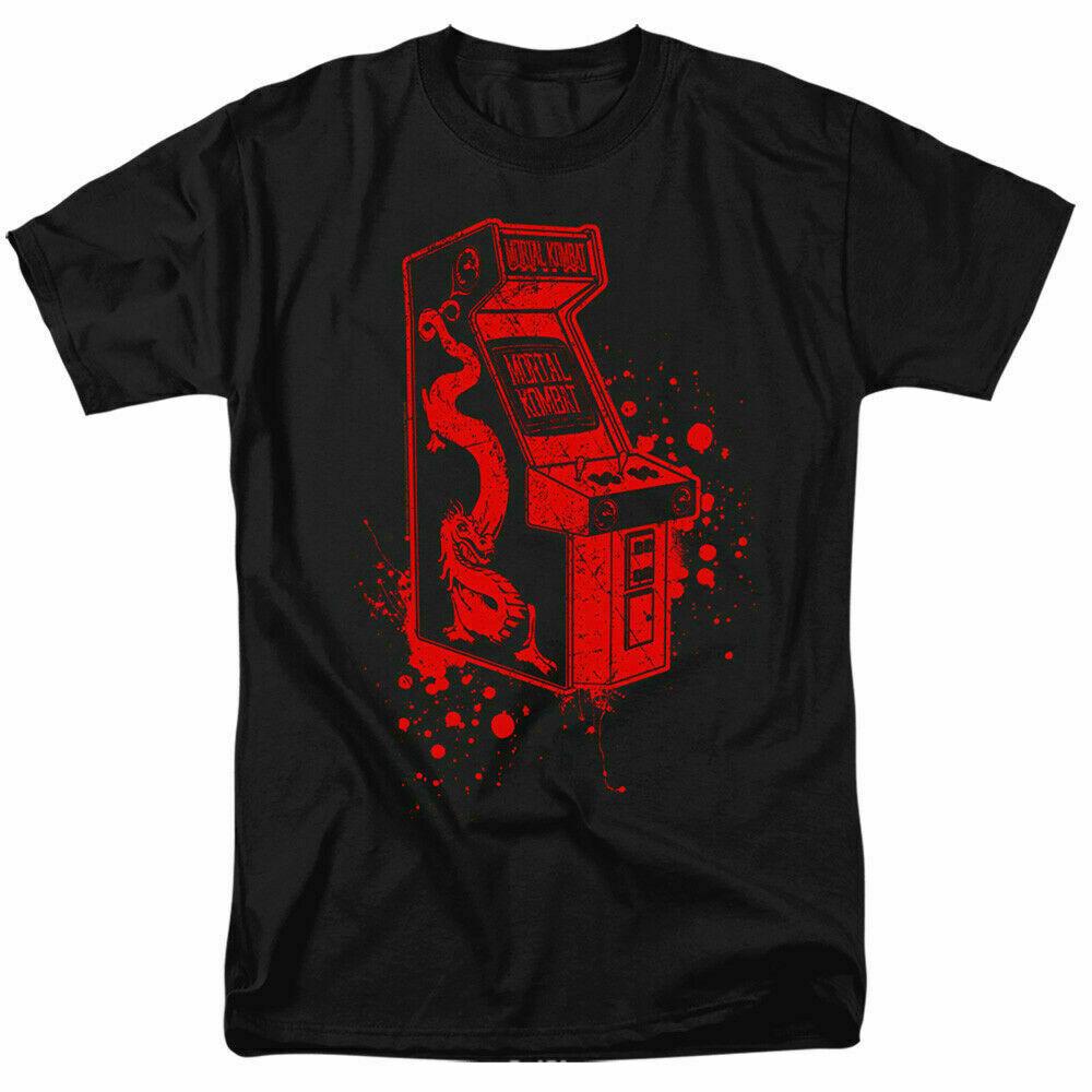 Mortal Kombat Arcade Game T Shirt Licensed Comic Book Video Game Tee Black S