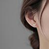 Small Colorful Rhinestones Butterfly Earrings for Women Cute Sweet Hollow Silver Color Mini Stud Earrings Simple Jewelry Gift