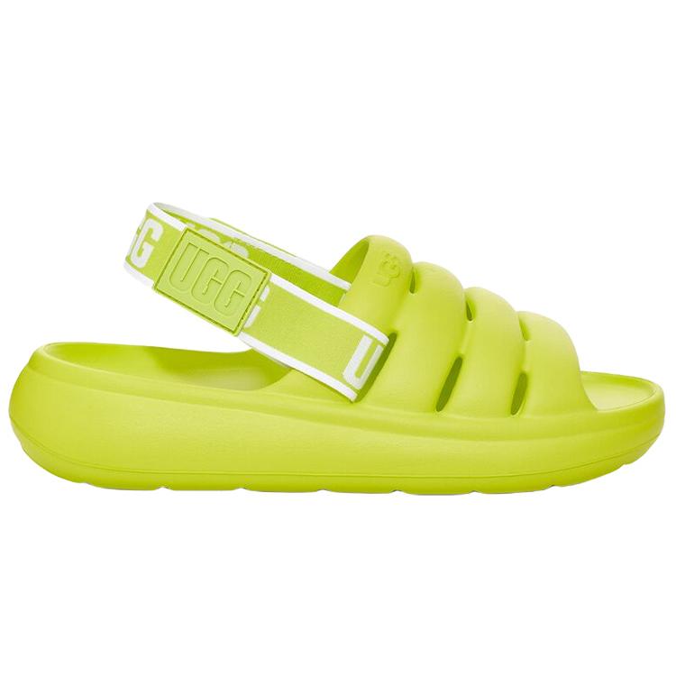 UGG Fluff You Plastic Stylish Sandal Women's Green 1126811-KLM