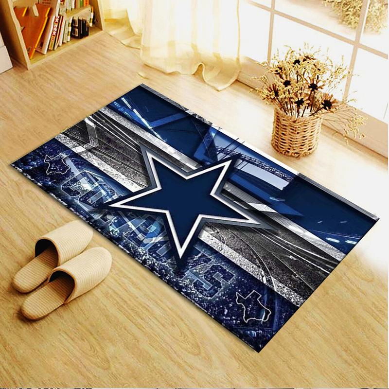 Dallas Cowboys Carpet Rug for Living Room Bedroom Home Sofa Decoration,Kids Play Non-slip Floor Mat