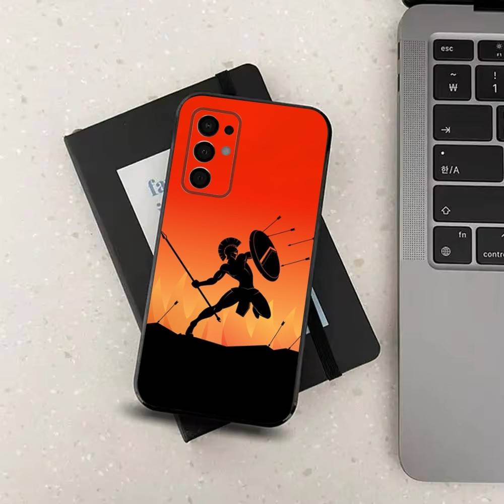 

Spartan Warriors For Samsung Galaxy A53,31,52,72,41,22,73,32,71,Note,J7,8,9,5G Soft Black Silicone Phone Case SamsungA72