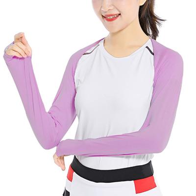 UV Koruma Soğutma Şal Kol Kapağı Parmak Delikli Golf Unisex Ücretsiz Boyutu için Güneş Koruma Pelerini