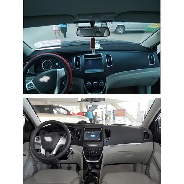 For Geely Yuanjing GC7 2015- Car-Styling Dashmat Dashboard Cover trument Panel Sunscreen Protective Pad Dash Mat