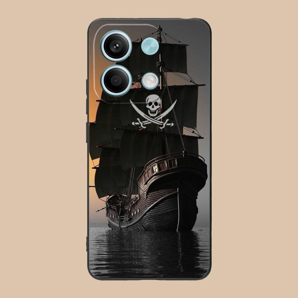 Pirate Corsair Mobile Phone Case for POCO M7 M6 M5 M4 M3 X7 X6 X5 X4 X3 Pro GT 5G Colorful Printing Cover Pretty Luxury Cover