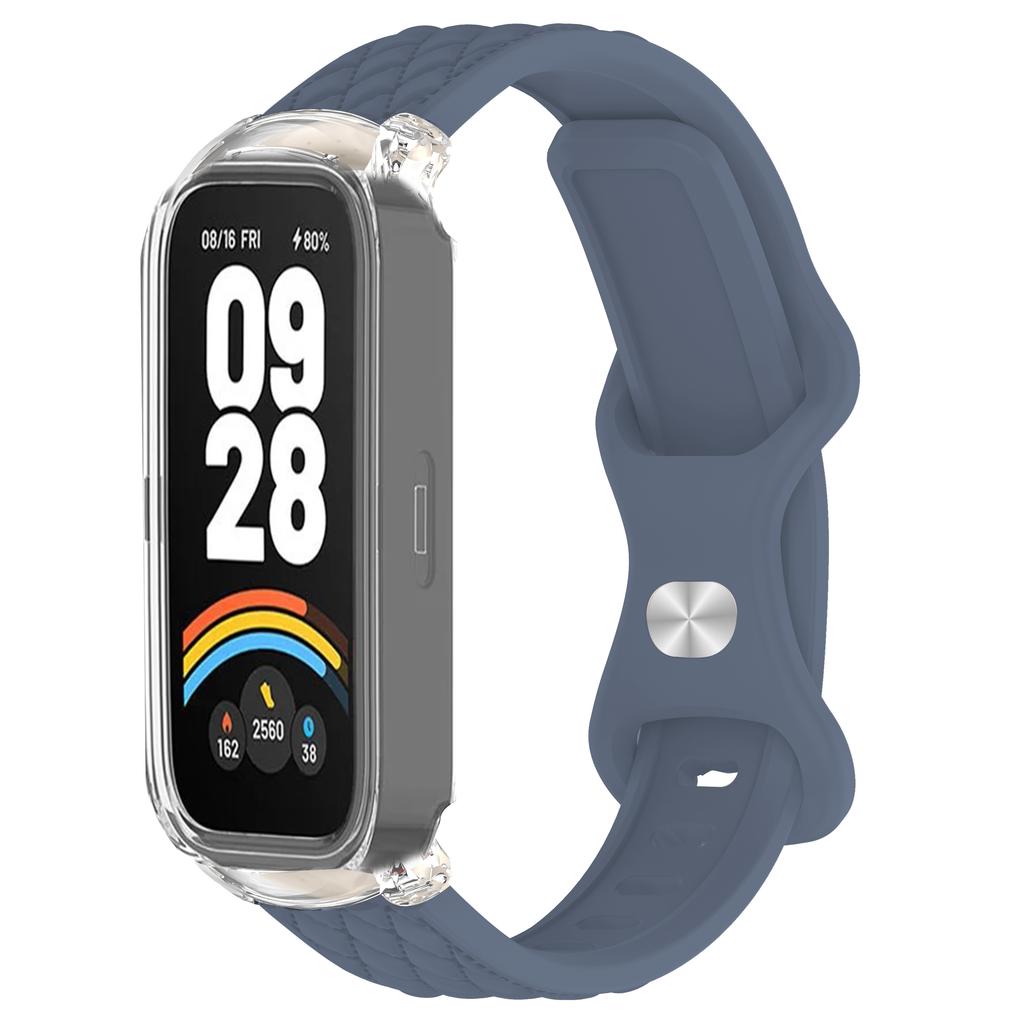 Case+Strap for Xiaomi mi band 9 8 active smartwatch accessories sprot Silicone bracelet correa PC shell Cover for Redmi band 2 3