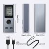 Mini Laser Rangefinder Digital Tape Measure Laser Ruler USB Charge Aluminum Alloy Fuselage Measuring Distance: 30/50/60m