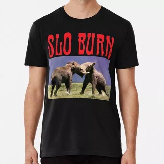 Slo Burn Забавная для Удивительного S до 5XL Сделано в США Футболка XXXXL