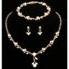 Women's Alloy Necklace and Earrings Set - Perfect for Brides At Wedding Banquets