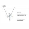 S925 Stamp Colorful Moonstone Clavicle Chain Necklace Silver Color Moon Zircon Tassel Necklace Jewelry For Women S -N508