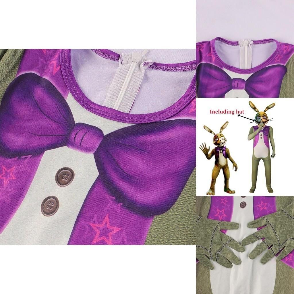 Kids' Five Nights At Freddy's Halloween Role Playing Costume Jumpsuit