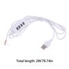 1/3/5Pcs Dc 5V Usb Clamp Plant Light Timing Control Cable Switch Line Plant Growth Light Live Broadcast Fill Light Control Wire