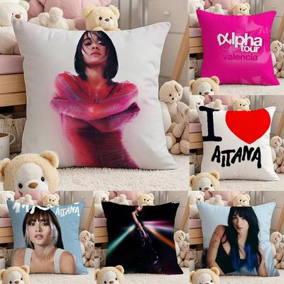 Hot Singer A-Aitana Alpha Pillow Case Comfort Sofa Bed Silky Elegant Invisible Zipper Custom Decorative Cushion Cover