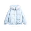 Padded clothes women's winter new ins big fur collar loose padded clothes thickened warm padded jacket tide