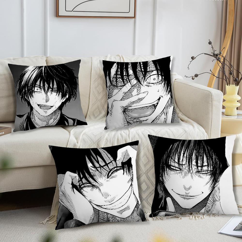 ANIME T-TOMODACHI GAME Cushion Cover For Pillow Printing Sofa Decoration Home Car Room Coffee Shop Office Nordic Simplicity