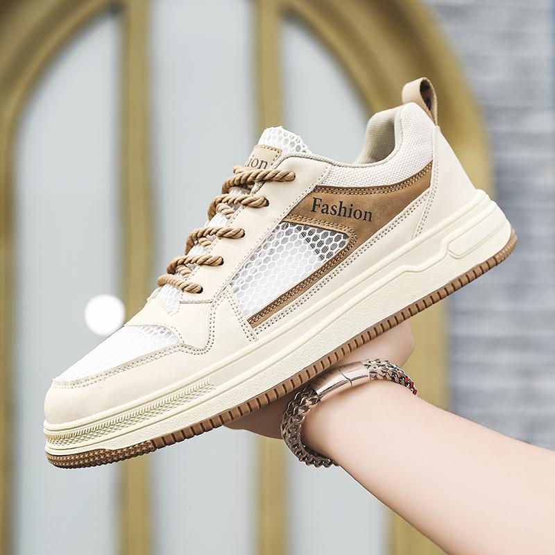 Модные мужские новые стильные уличные удобные легкие дышащие летние повседневные — фото 5